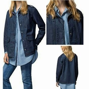 Massimo Dutti Button Down Denim Jacket